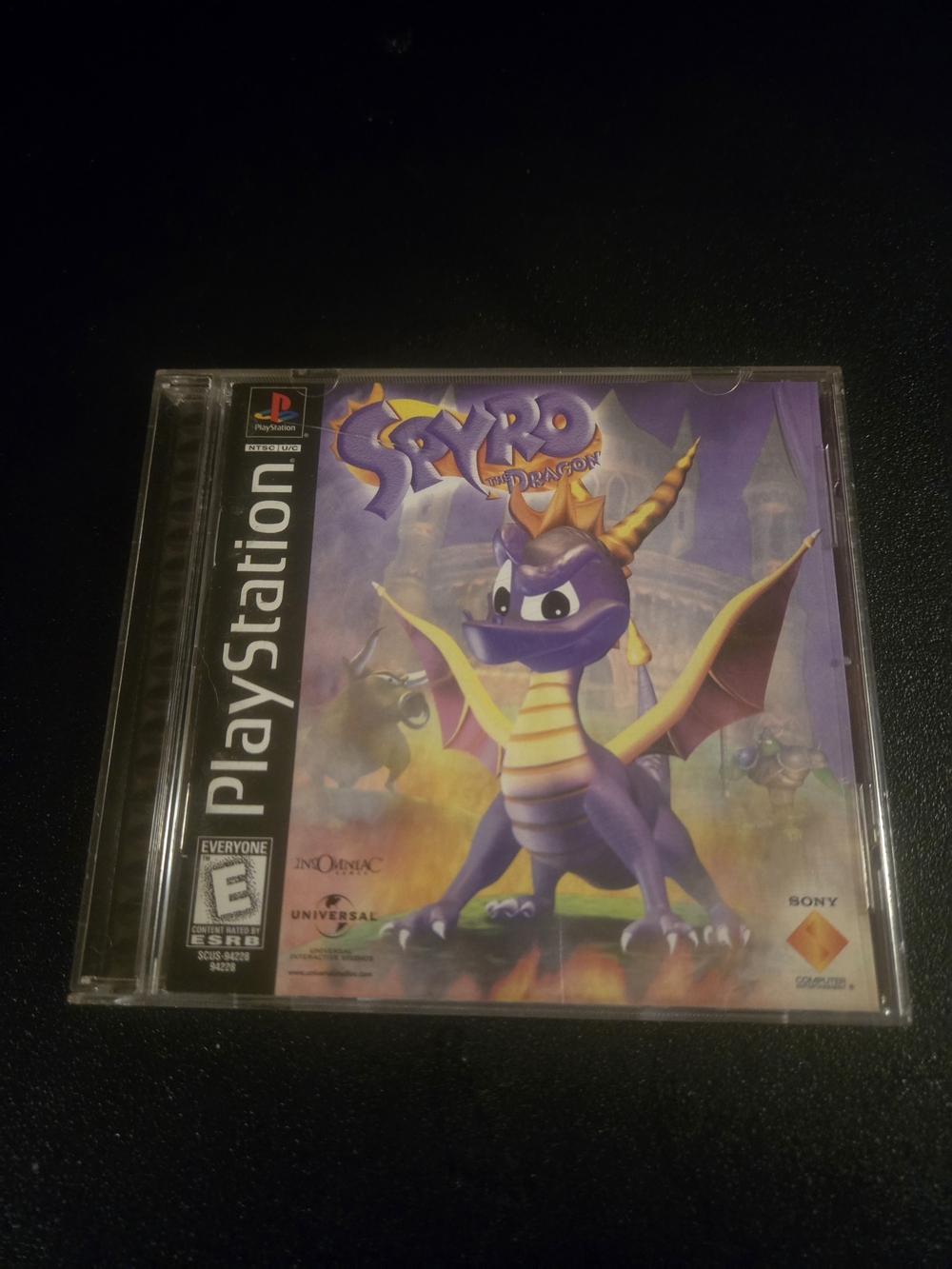 Sony Playstation 1 Spyro The Dragon Game